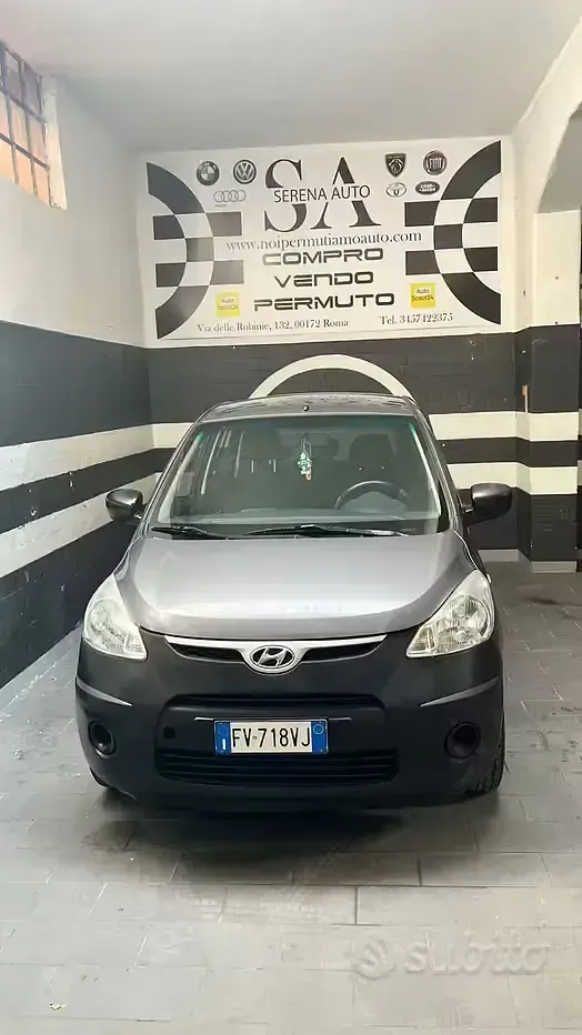 Usata Hyundai i10 Active 66 CV (48 kW) 2008 Grigio Utilitaria
