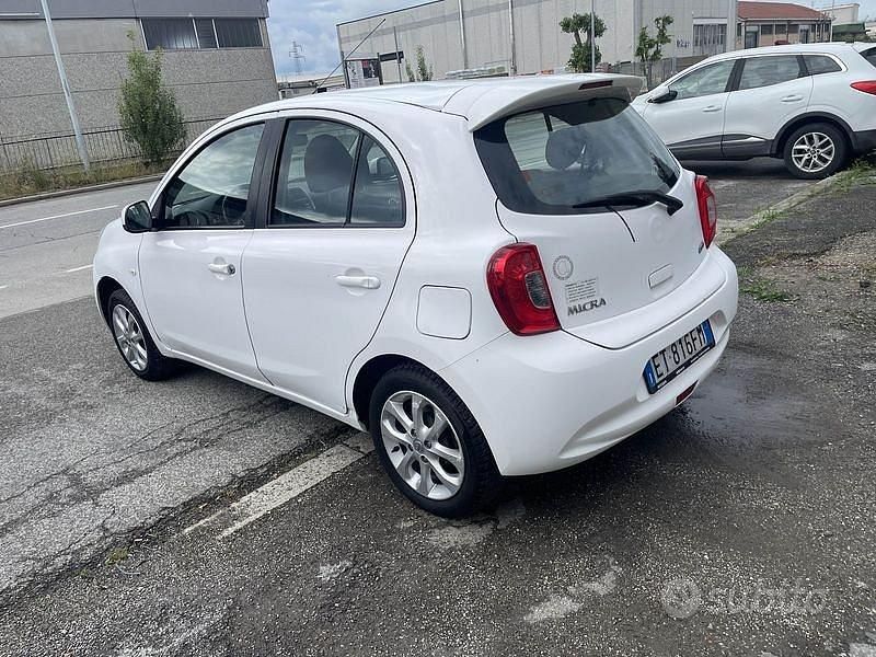 Occasion Nissan Micra Visia 80 PK (58 kW) 2014 Wit Hatchback