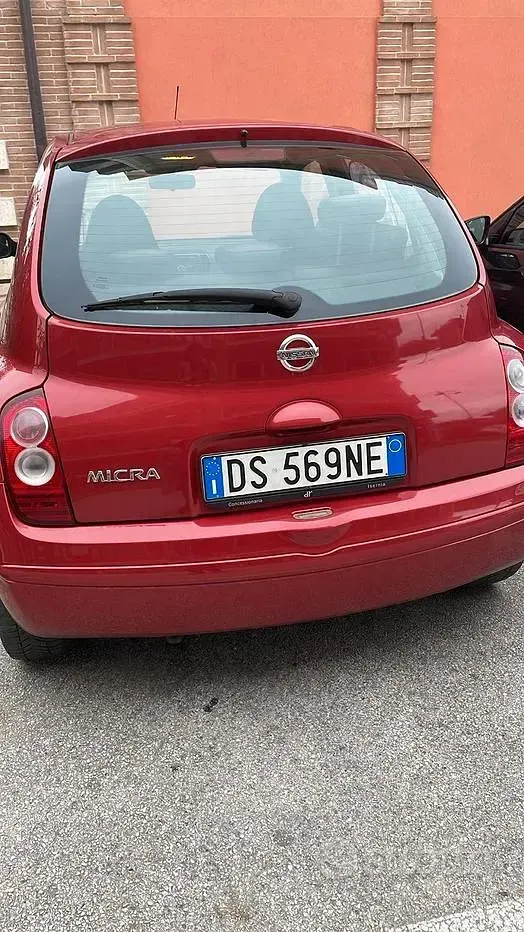 Usata Nissan Micra 80 CV (58 kW) 2008 Rosso Berlina