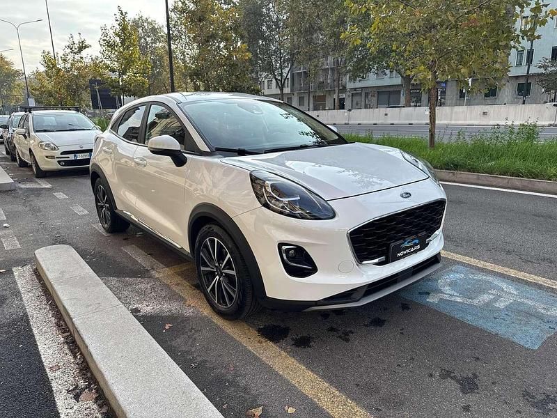 Usata Ford Puma Titanium S 125 CV (91 kW) 2020 Frozen white SUV