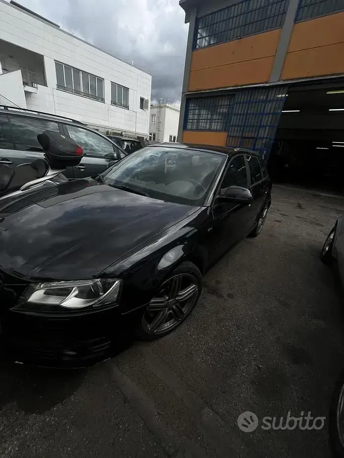 Usata Audi A3 S-Line 170 CV (125 kW) 2009 Nero Utilitaria