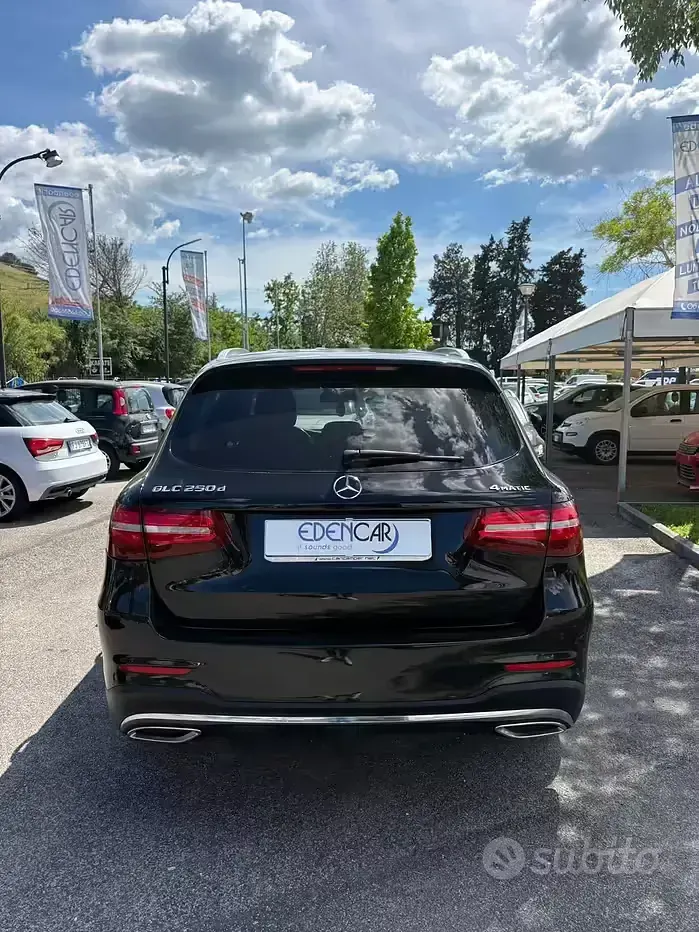 Usata Mercedes GLC250 Exclusive 204 CV (150 kW) 2017 Nero SUV