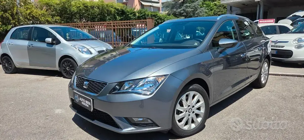 Usata Seat Leon ST Business 110 CV (80 kW) 2016 Grigio Station wagon
