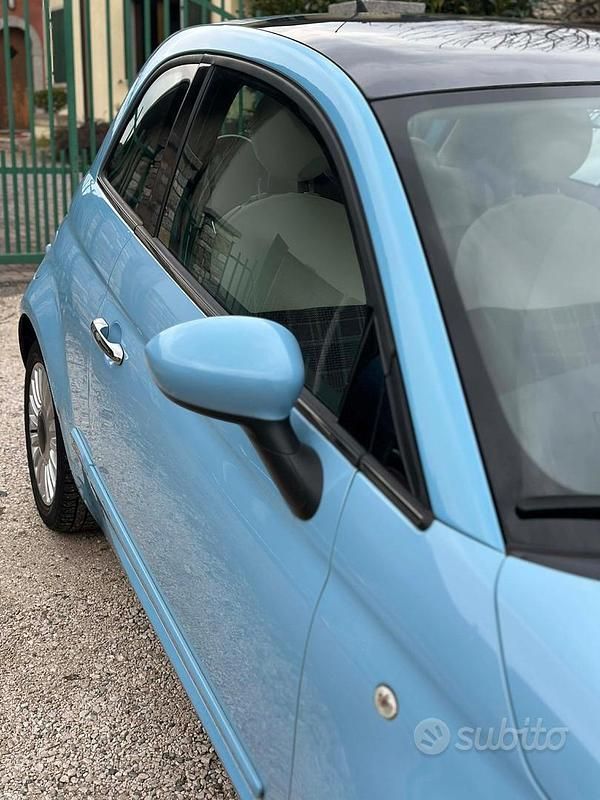 Usata Fiat 500 Lounge 69 CV (50 kW) 2012 Blu Berlina