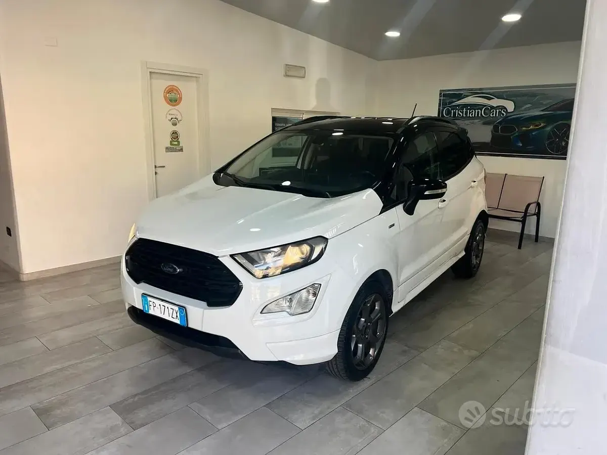 Usata Ford Ecosport ST-Line 99 CV (72 kW) 2018 Bianco SUV