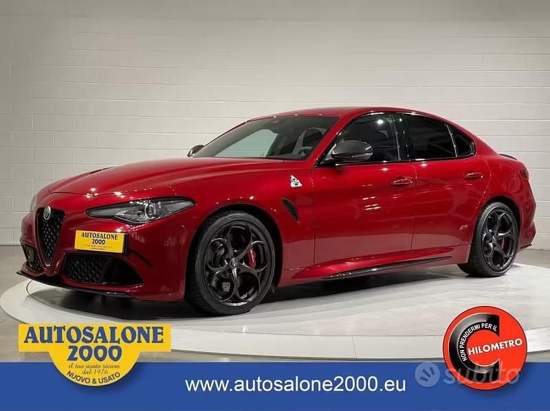 Usata Alfa Romeo Giulia Quadrifoglio 510 CV (375 kW) 2016 Rosso Berlina