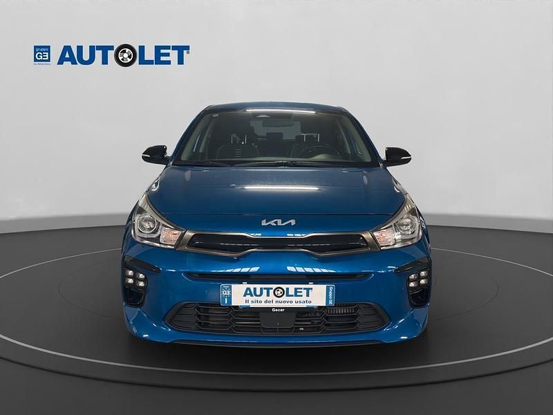 Usata Kia Rio GT-Line 101 CV (74 kW) 2022 Blu Berlina