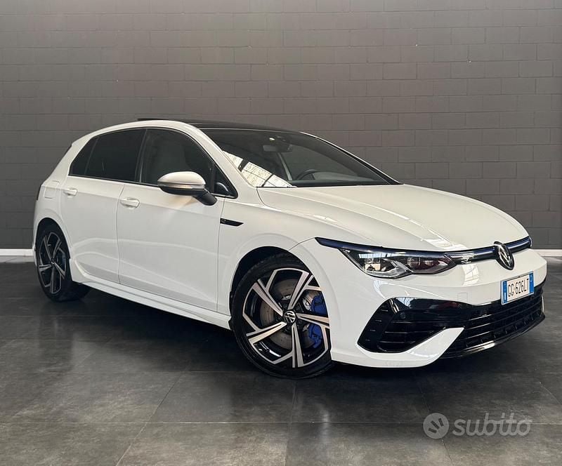 Usata VW Golf VIII R 320 CV (235 kW) 2022 Bianco Berlina