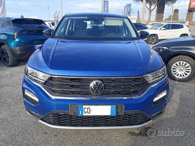 Usata VW T-Roc Style 110 CV (80 kW) 2021 Blu SUV