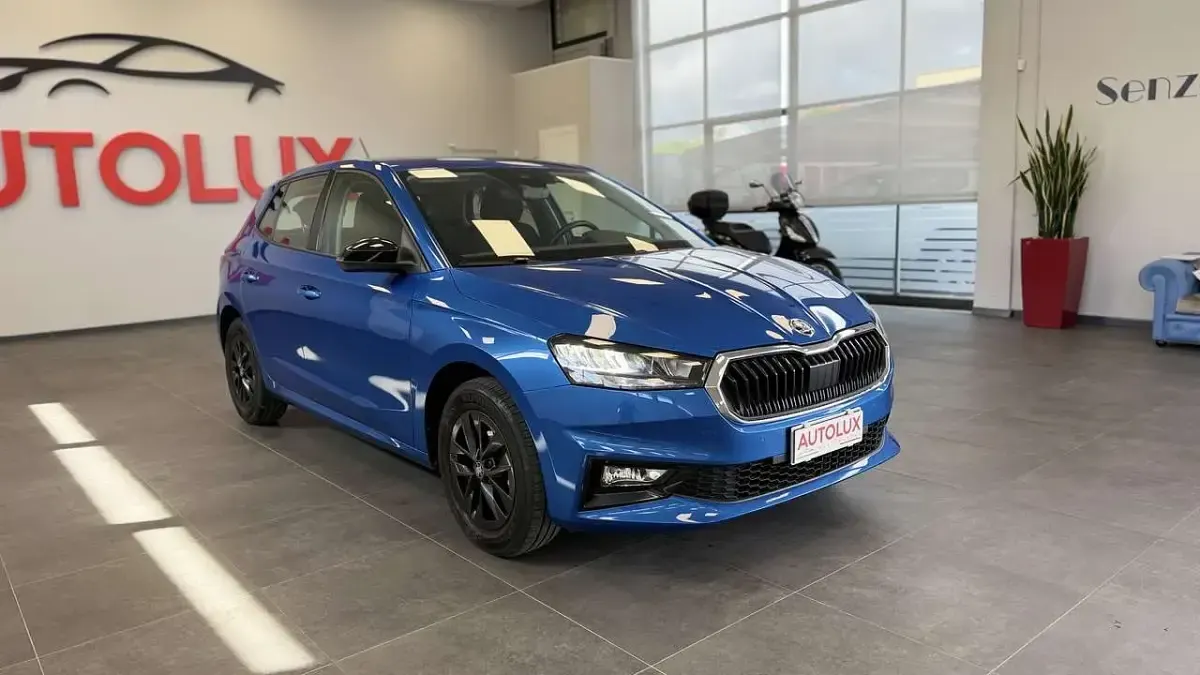 Usata Skoda Fabia 80 CV (58 kW) 2025 Blu/azzurro Utilitaria