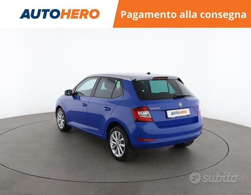 Usata Skoda Fabia 60 CV (44 kW) 2019 Blu Berlina