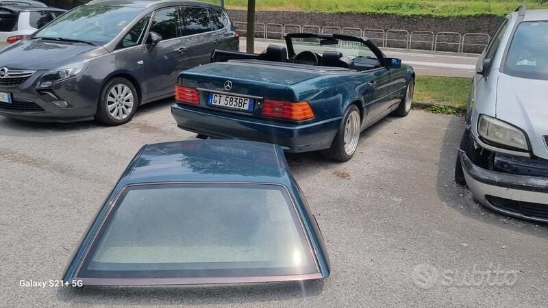 Usata Mercedes SL320 231 CV (169 kW) 1994 Verde Cabrio