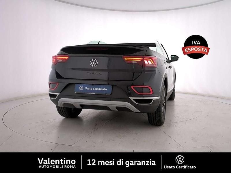 Nuova VW T-Roc Cabriolet Style 150 CV (110 kW) 2026 Nero Cabrio