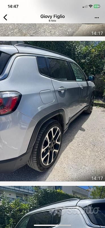 Usata Jeep Compass 120 CV (88 kW) 2018 Grigio SUV