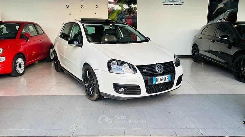 Usata VW Golf VI GT 140 CV (102 kW) 2008 Bianco Utilitaria