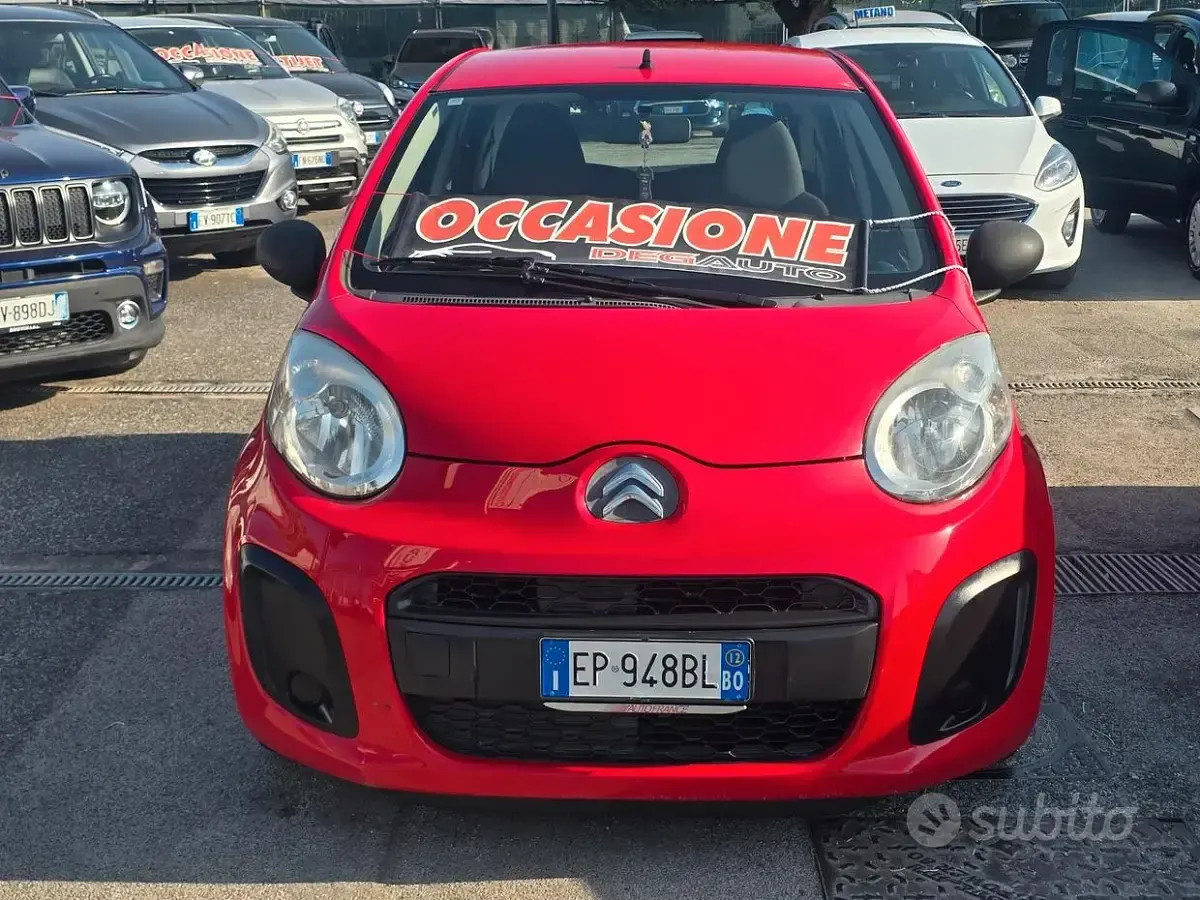 Usata Citroën C1 Seduction 68 CV (50 kW) 2012 Rosso Utilitaria