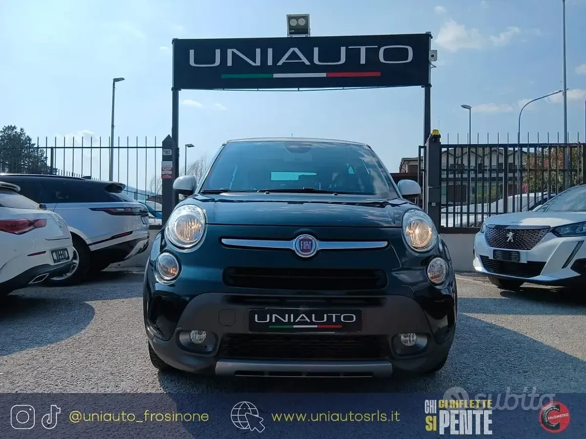 Usata Fiat 500L Lounge 85 CV (62 kW) 2015 Verde Monovolume