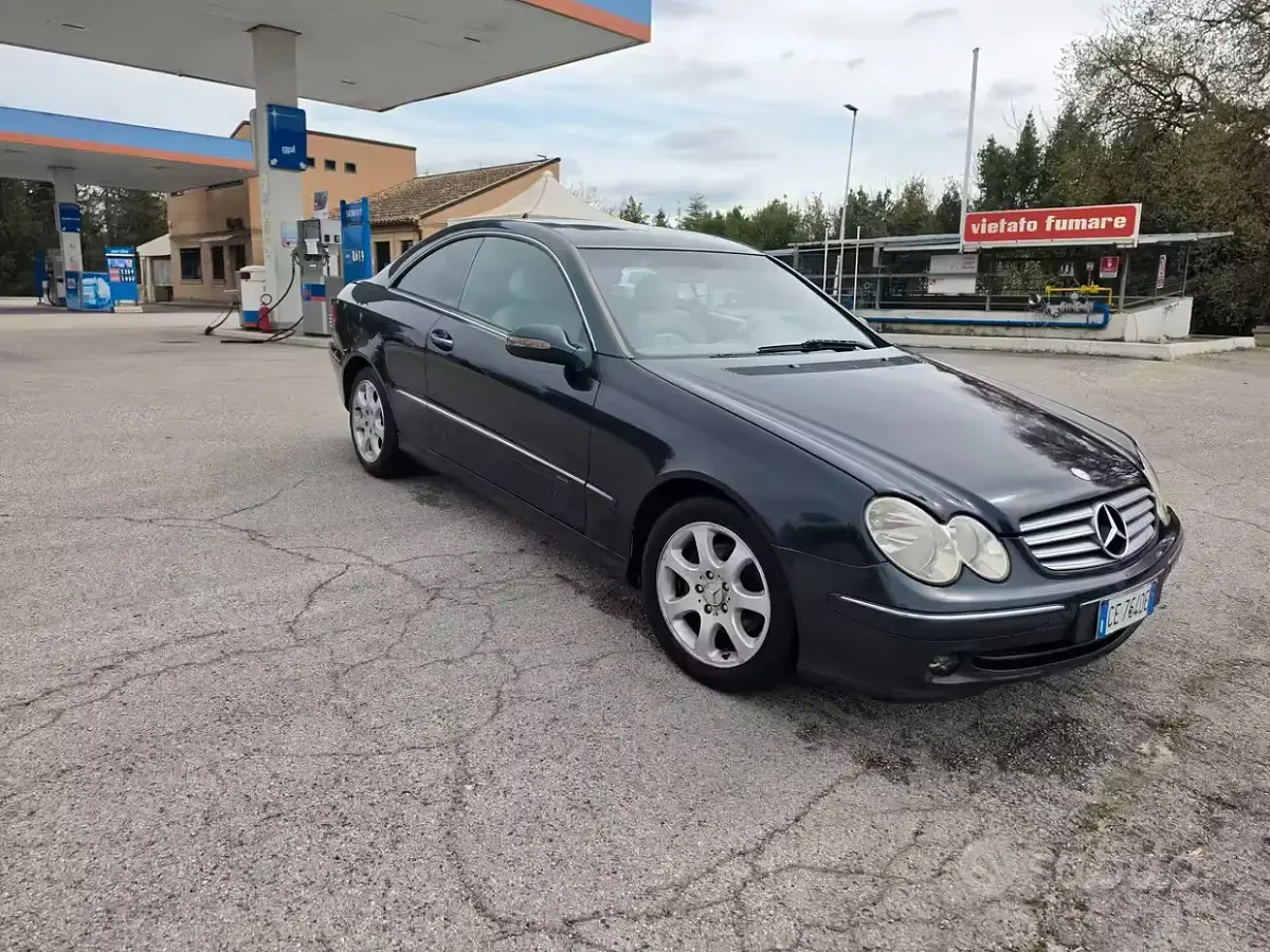 Usata Mercedes CLK200 Elegance 163 CV (119 kW) 2004 Blu Coupé