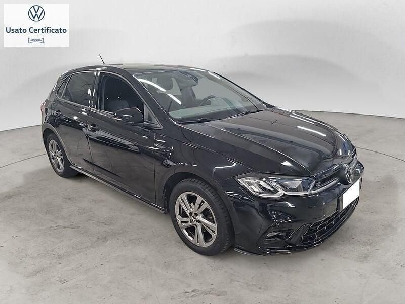 Usata VW Polo R-line 95 CV (69 kW) 2023 Nero Utilitaria