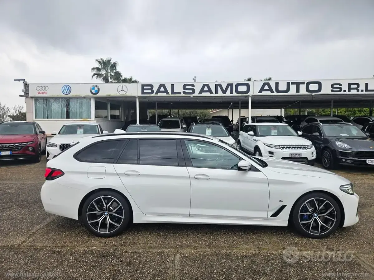 Usata BMW 530 M Sport 249 CV (183 kW) 2020 Bianco Station wagon