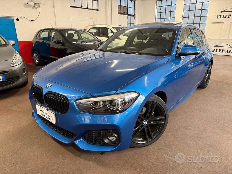 Usata BMW 118 M Sport 150 CV (110 kW) 2017 Blu Utilitaria
