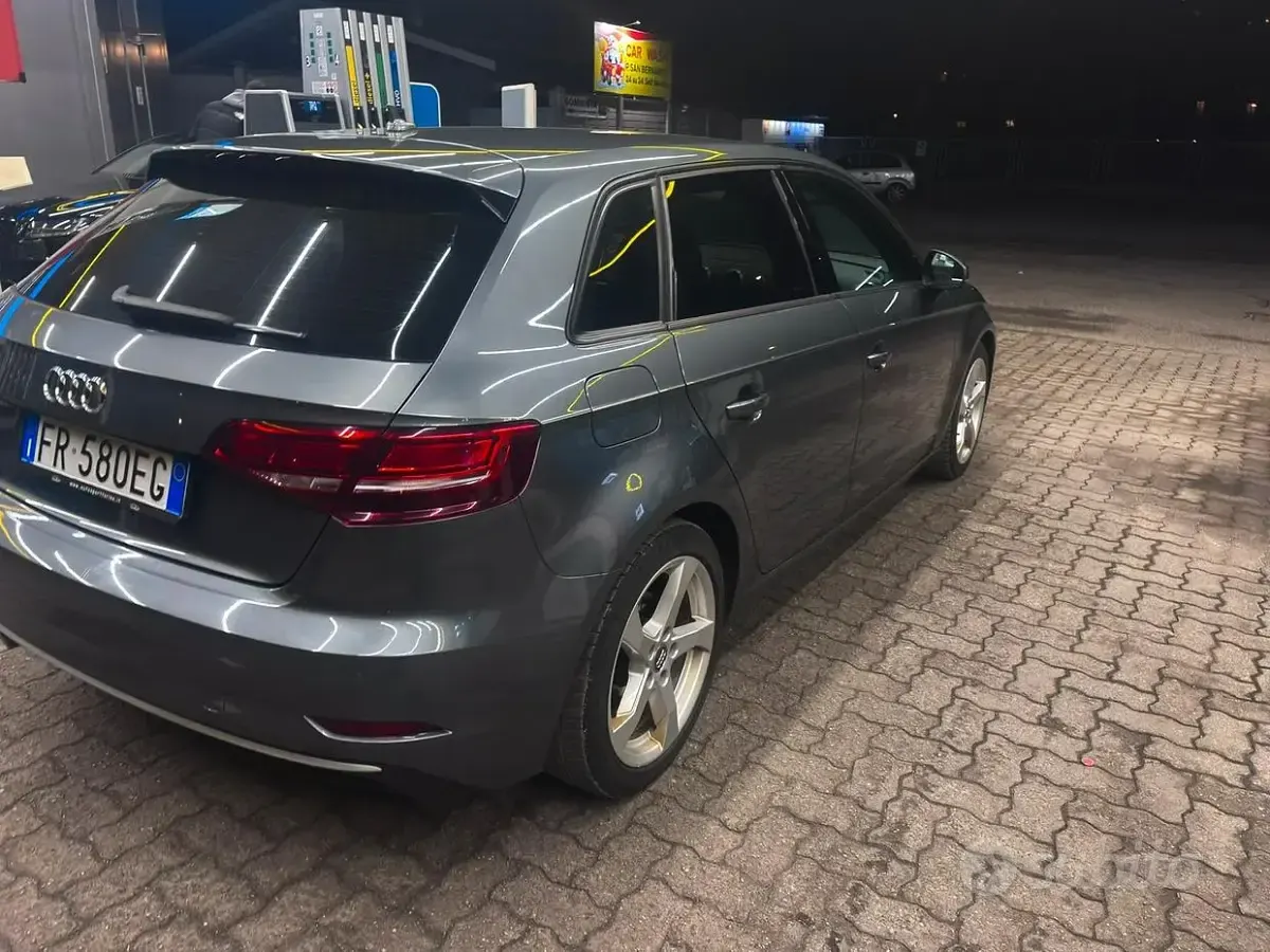 Usata Audi A3 Ambition 150 CV (110 kW) 2016 Grigio Berlina