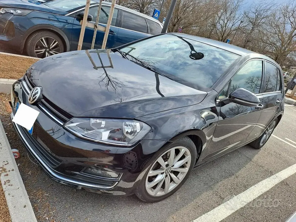 Usata VW Golf VII 110 CV (80 kW) 2012 Nero Utilitaria