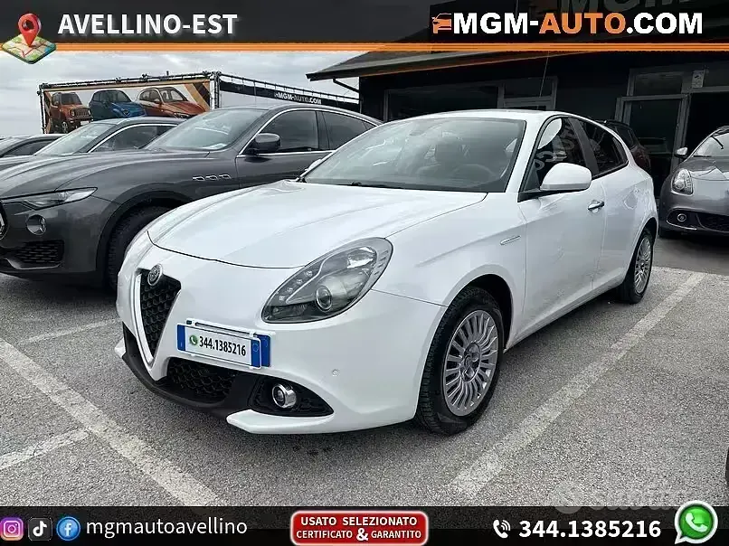 Usata Alfa Romeo Giulietta Super 120 CV (88 kW) 2018 Bianco Utilitaria