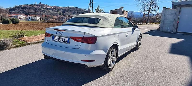 Usata Audi A3 Cabriolet 150 CV (110 kW) 2016 Bianco Cabrio