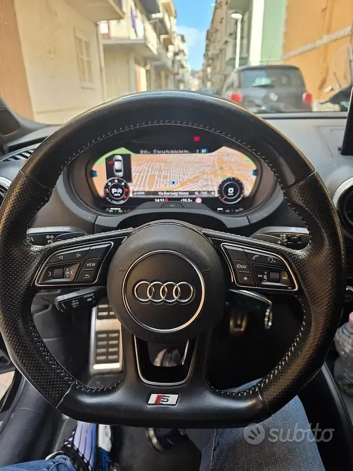 Usata Audi A3 184 CV (135 kW) 2017 Nero Berlina