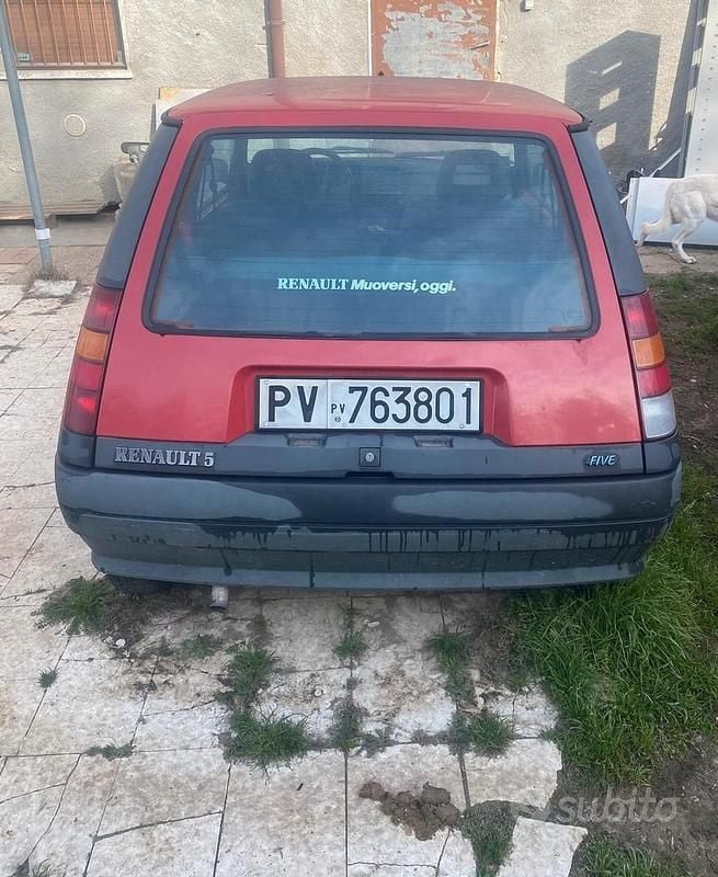 Usata Renault Clio 1991 Rosso Berlina