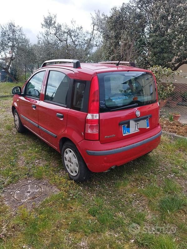 Usata Fiat Panda 2011 Rosso Utilitaria