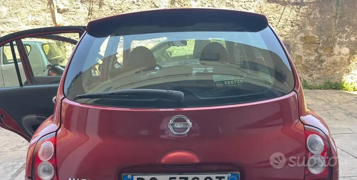 Usata Nissan Micra 80 CV (58 kW) 2007 Rosso Berlina