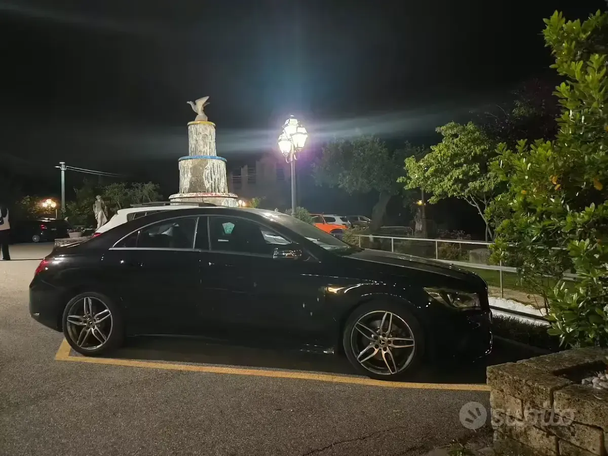 Usata Mercedes CLA220 Premium 177 CV (130 kW) 2019 Nero Coupé
