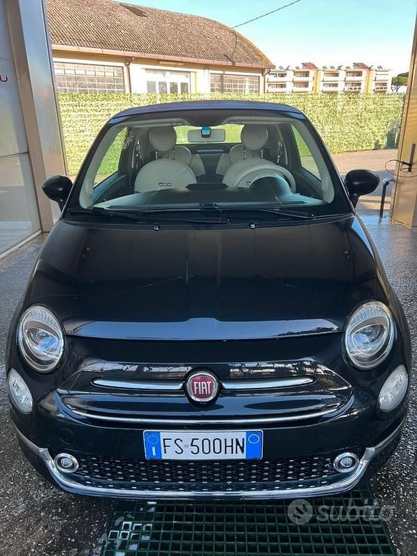 Usata Fiat 500 69 CV (50 kW) 2018 Nero Berlina