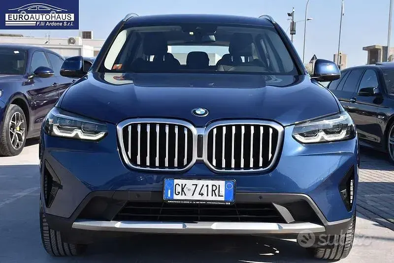 Usata BMW X3 150 CV (110 kW) 2022 Bluazzurro SUV