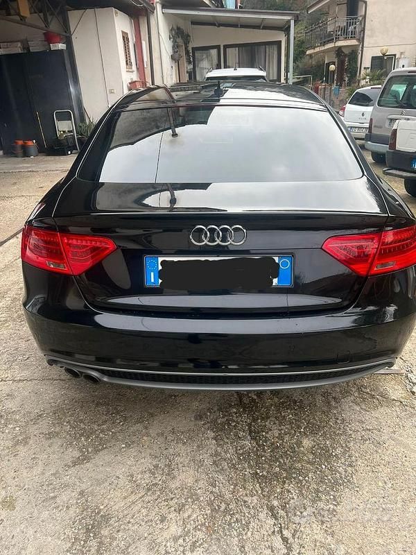 Usata Audi A5 S-Line 177 CV (130 kW) 2014 Nero Berlina