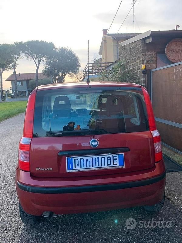 Usata Fiat Panda 2004 Rosso Utilitaria