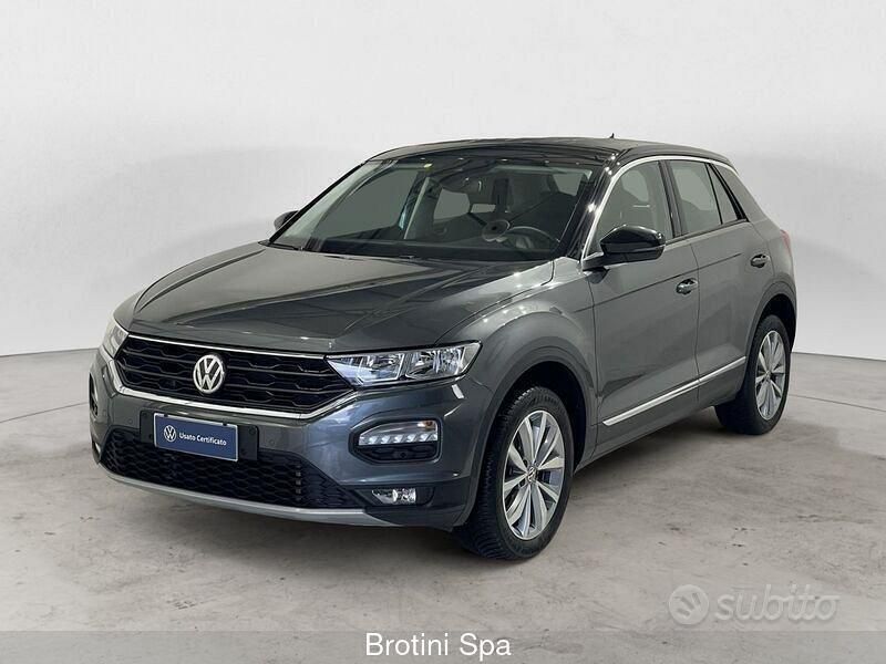 Usata VW T-Roc Style 150 CV (110 kW) 2020 Grigio SUV