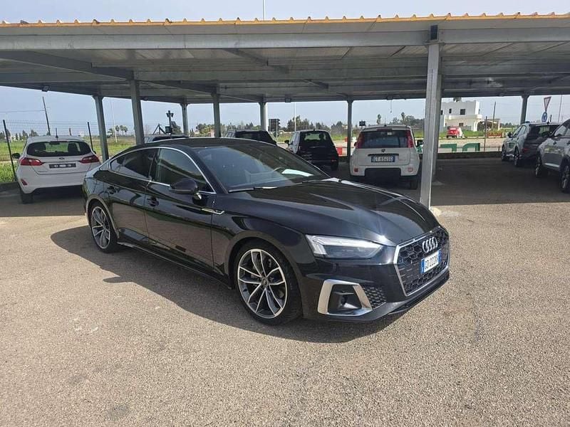 Usata Audi A5 Sportback S-Line 204 CV (150 kW) 2021 Nero Utilitaria