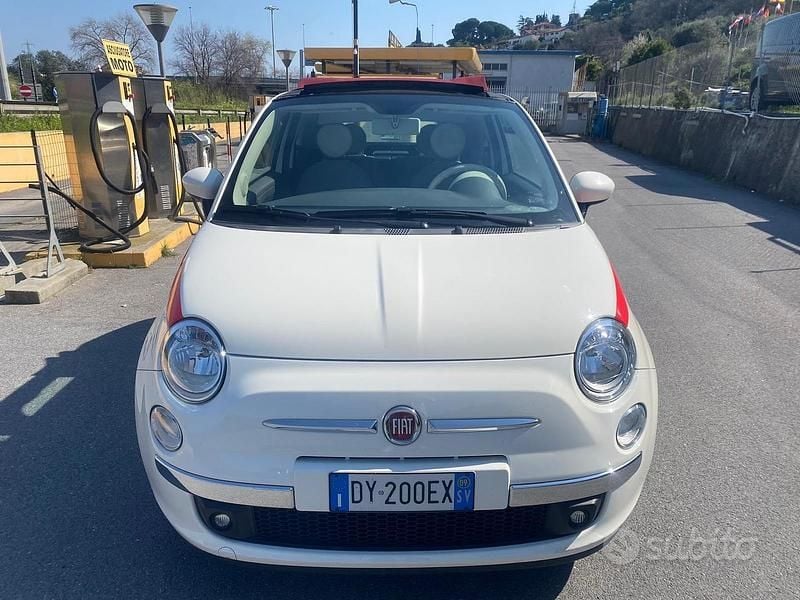 Usata Fiat 500C Rock 69 CV (50 kW) 2009 Bianco Cabrio