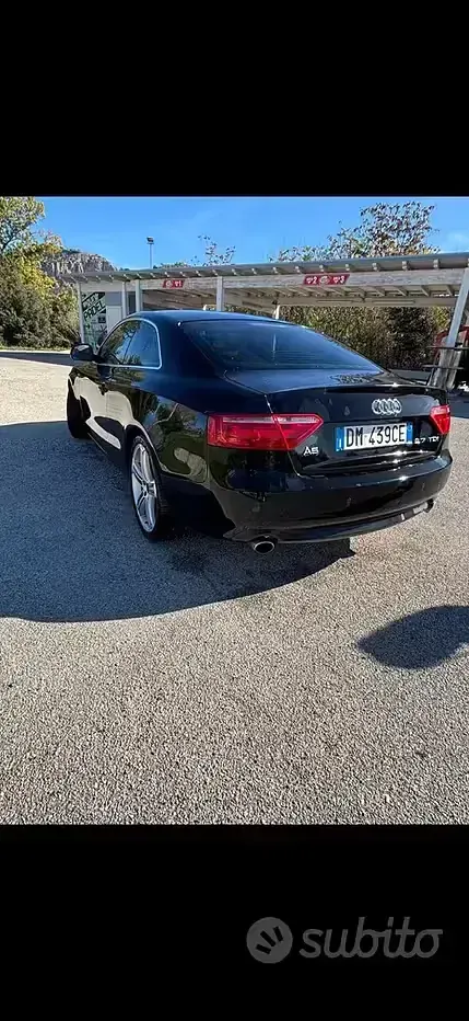 Usata Audi A5 190 CV (139 kW) 2008 Nero Coupé