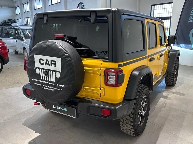 Usata Jeep Wrangler Rubicon 200 CV (147 kW) 2020 Giallo SUV