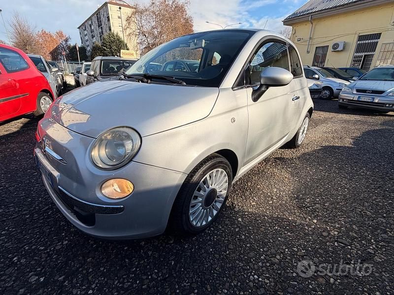 Usata Fiat 500 Lounge 69 CV (50 kW) 2011 Grigio Utilitaria
