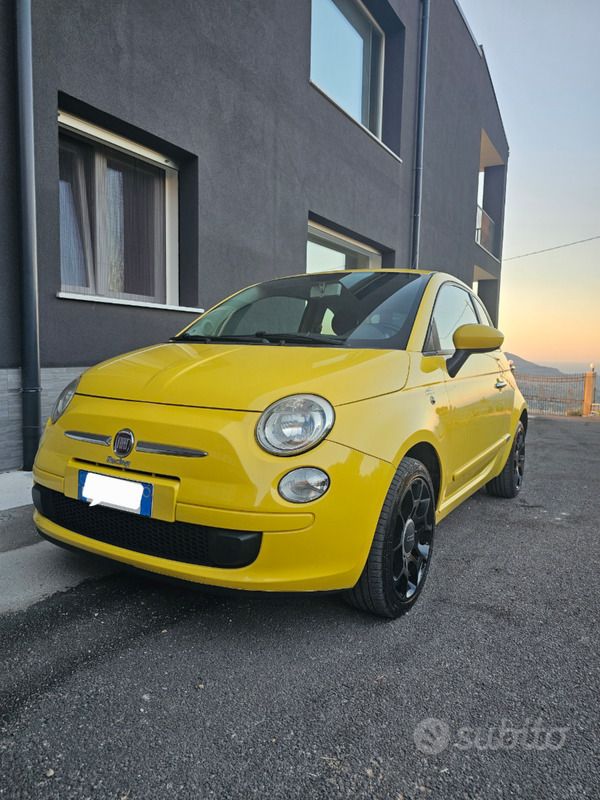Usata Fiat 500 Sport 75 CV (55 kW) 2009 Giallo Utilitaria