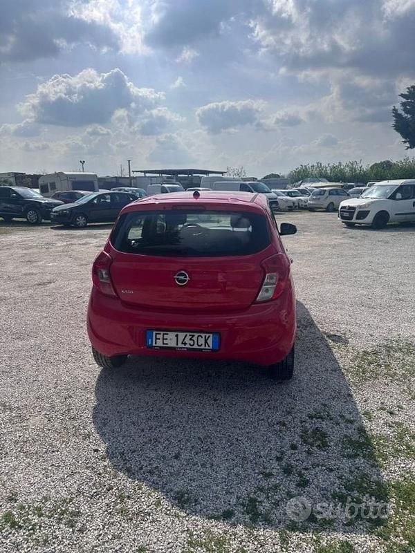 Usata Opel Karl 75 CV (55 kW) 2016 Rosso Utilitaria