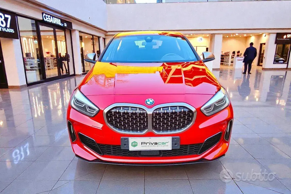 Usata BMW M135 Efficient Dynamics 306 CV (225 kW) 2019 Rosso Utilitaria