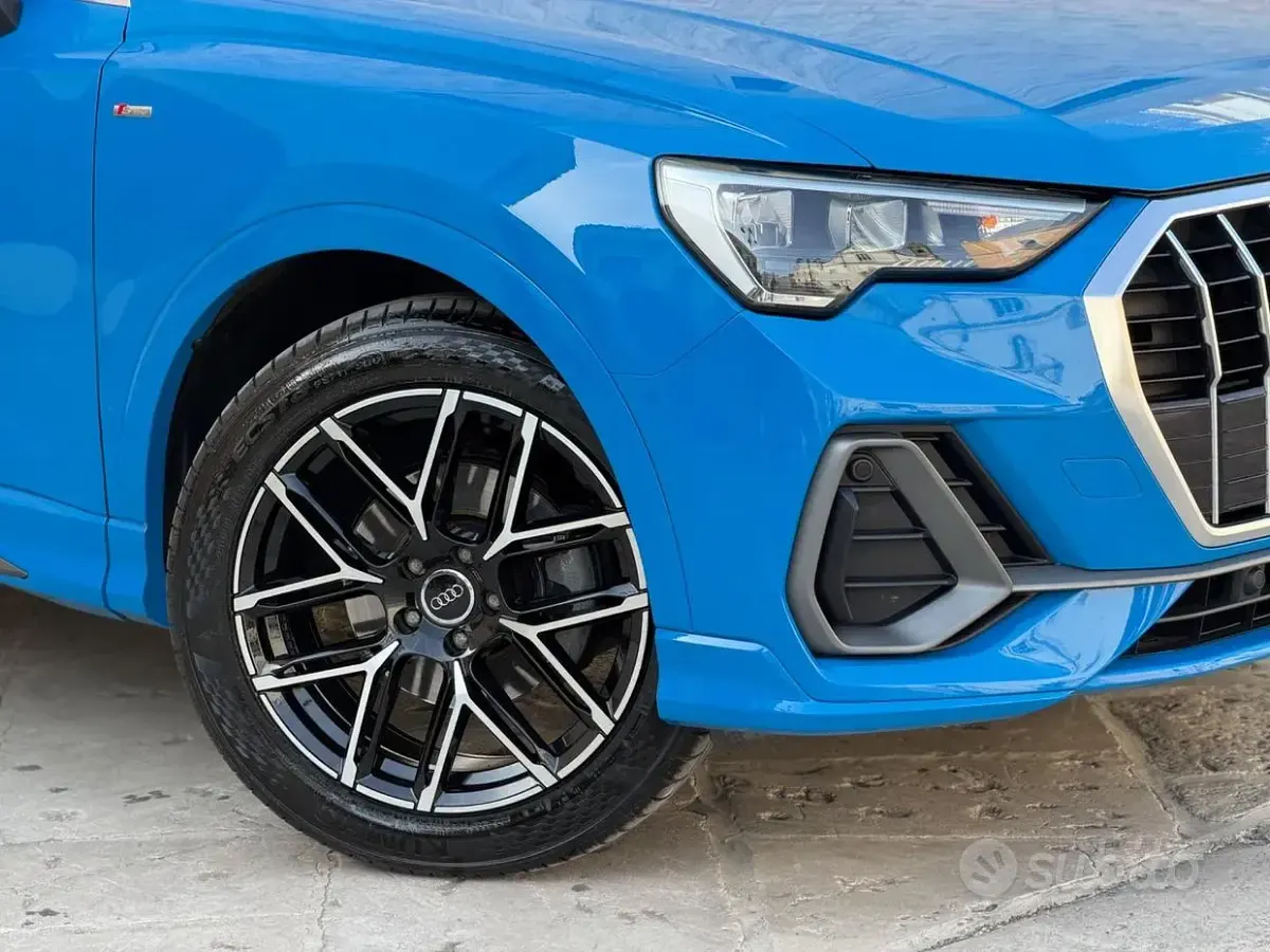 Usata Audi Q3 S-Line 150 CV (110 kW) 2019 Blu SUV