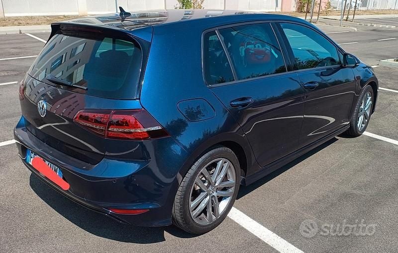 Usata VW Golf VII Edition 110 CV (80 kW) 2016 Blu/azzurro Utilitaria