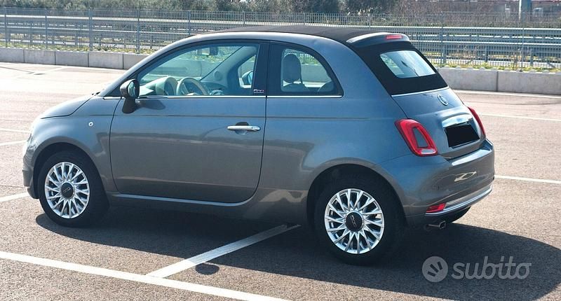 Usata Fiat 500C Dolcevita 69 CV (50 kW) 2019 Grigio Cabrio